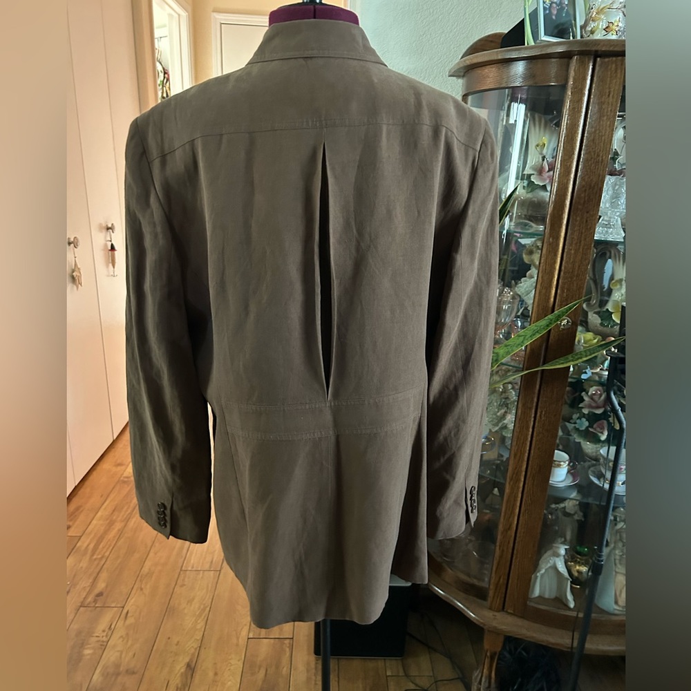 Lauren Ralph Lauren Medium Brown Jacket. Size 12 - Picture 6 of 7